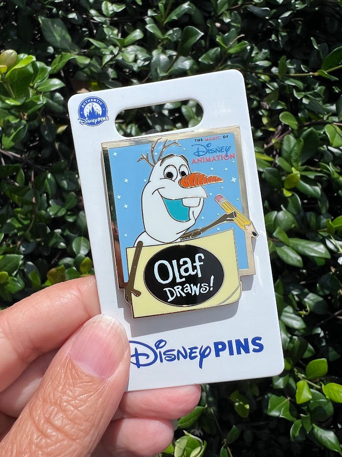 Olaf Draws The Magic of Disney Animation Disney Pin