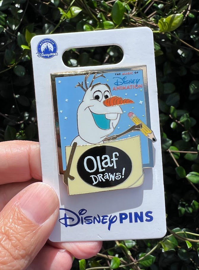 Olaf Draws The Magic of Disney Animation Disney Pin