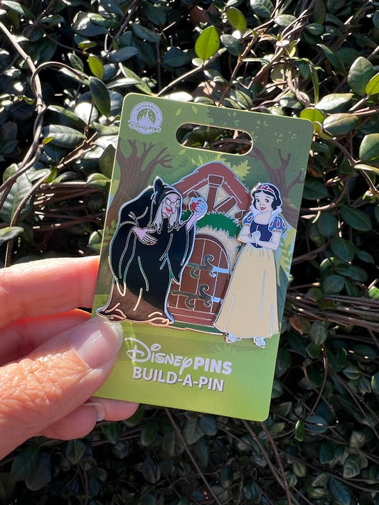 Old Hag & Snow White Build-A-Pin Disney Pin Set