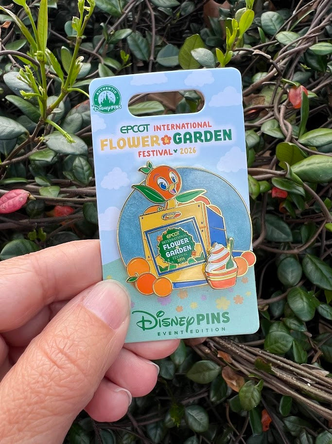 Orange Bird 2026 Epcot Flower & Garden Festival Disney Pin