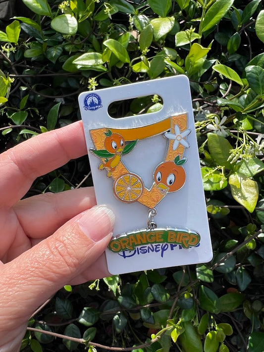Orange Bird Lanyard Disney Pin