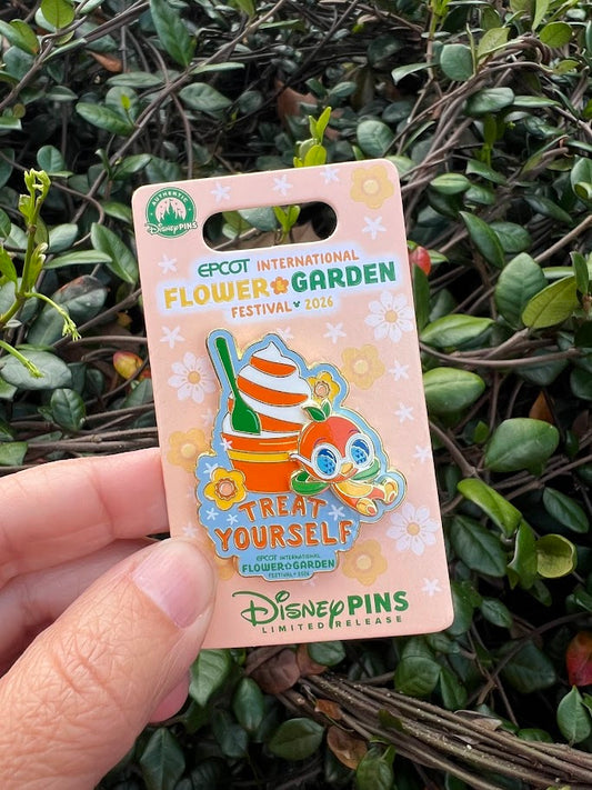 Orange Bird Treat Yourself 2026 Epcot Flower & Garden Festival Disney Pin