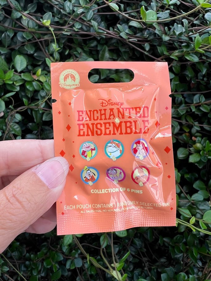 Orange Enchanted Ensemble Mystery Disney Pin Pack