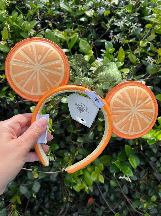 Oranges Minnie Mouse Ears Headband