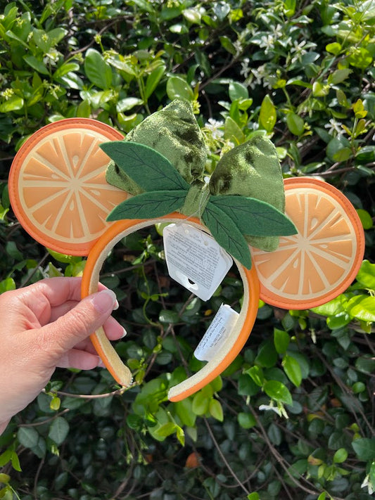 Oranges Minnie Mouse Ears Headband