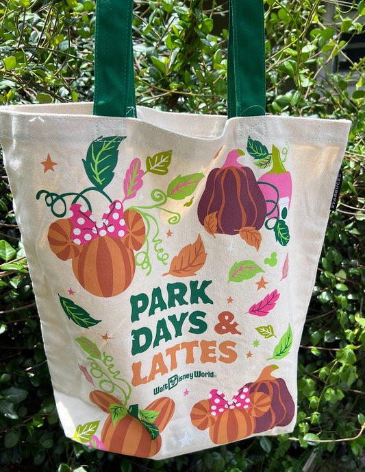 Park Days & Lattes Walt Disney World Starbucks Tote