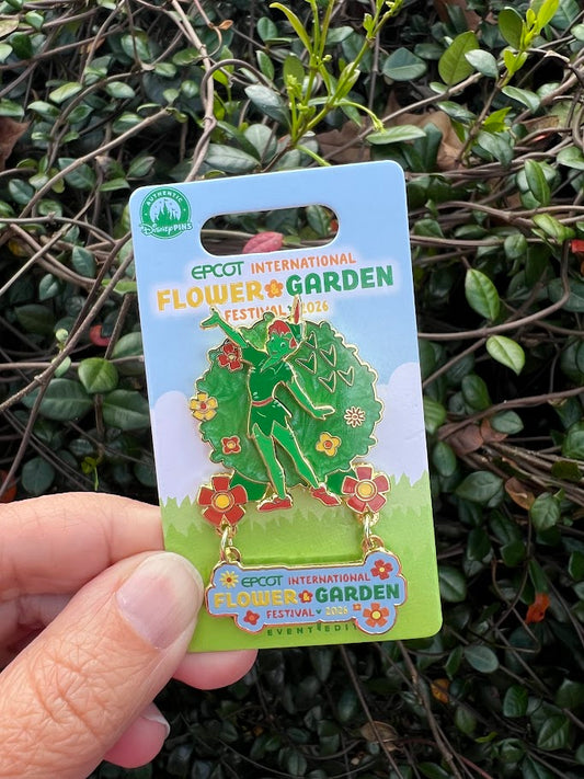 Peter Pan 2026 Epcot Flower & Garden Festival Disney Pin