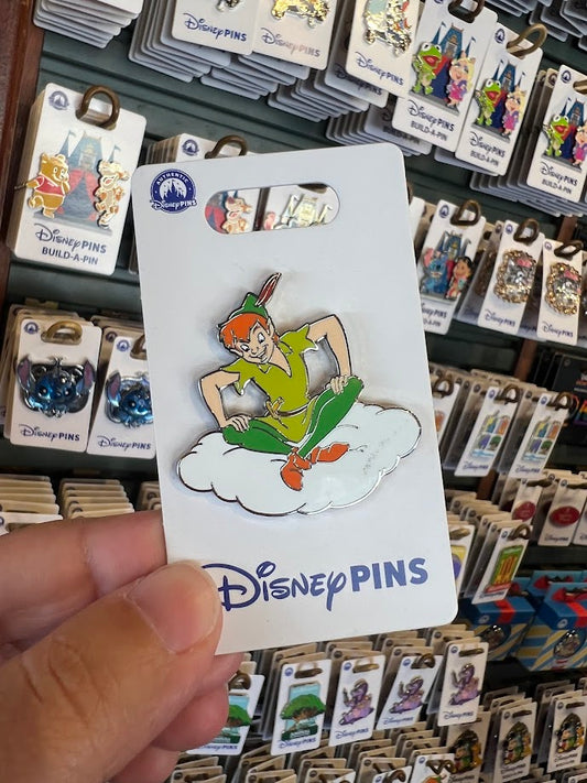 Peter Pan Sitting on a Cloud Disney Pin