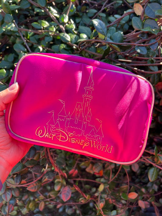 Pink & Gold Cinderella Castle Walt Disney World Fanny Pack