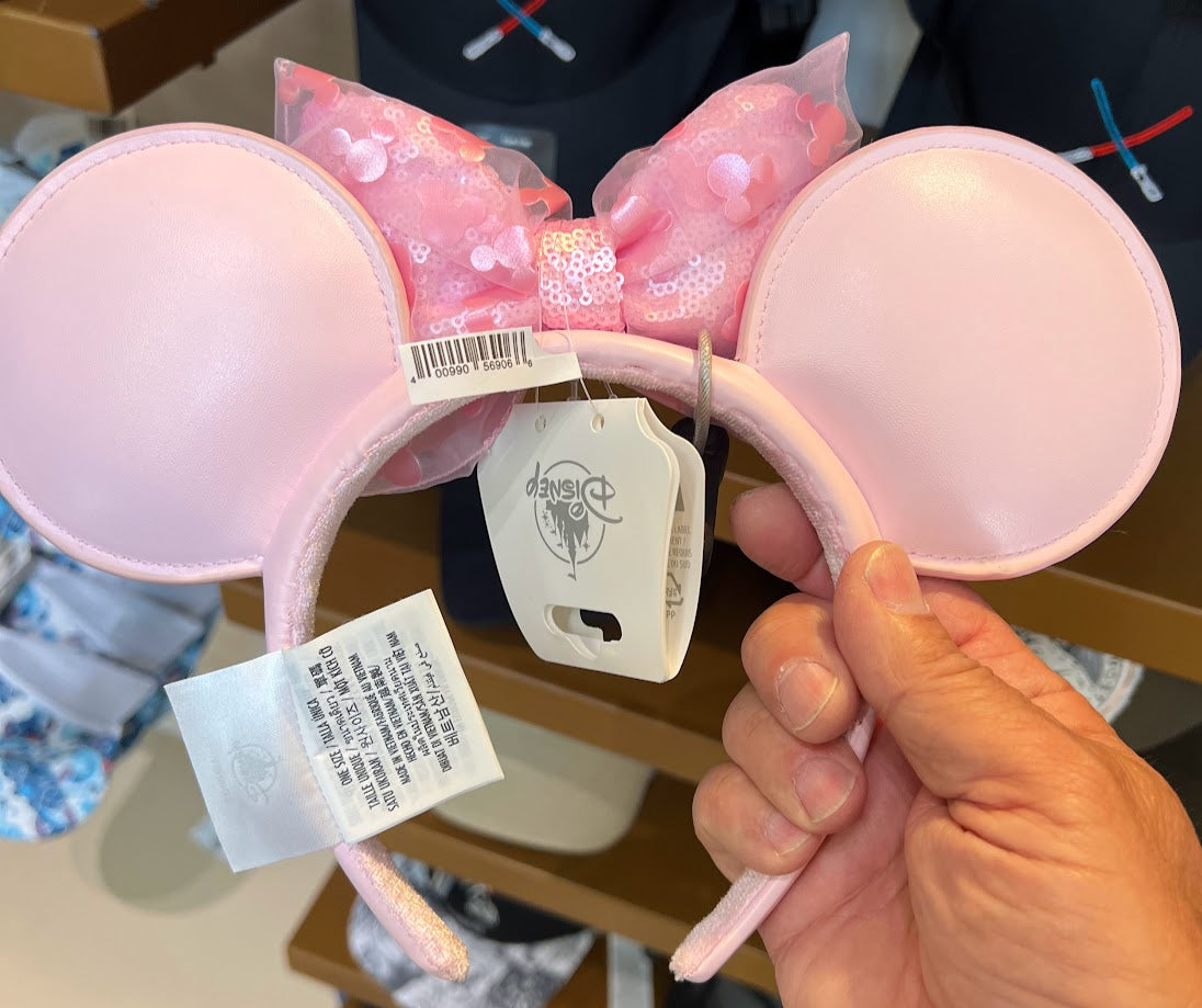 Pink Mickey Icons Minnie Mouse Ears Headband