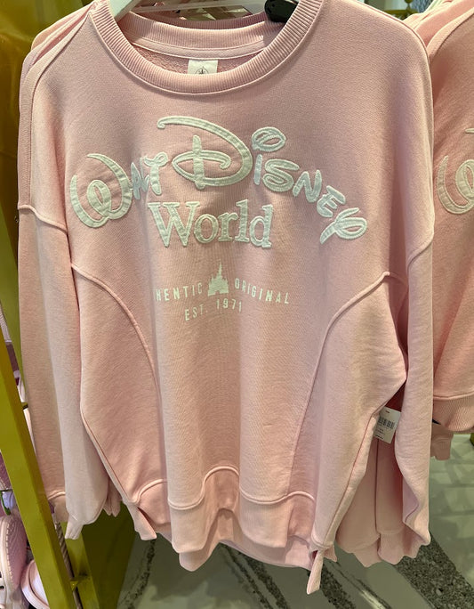 Pink Walt Disney World Adult Sweatshirt