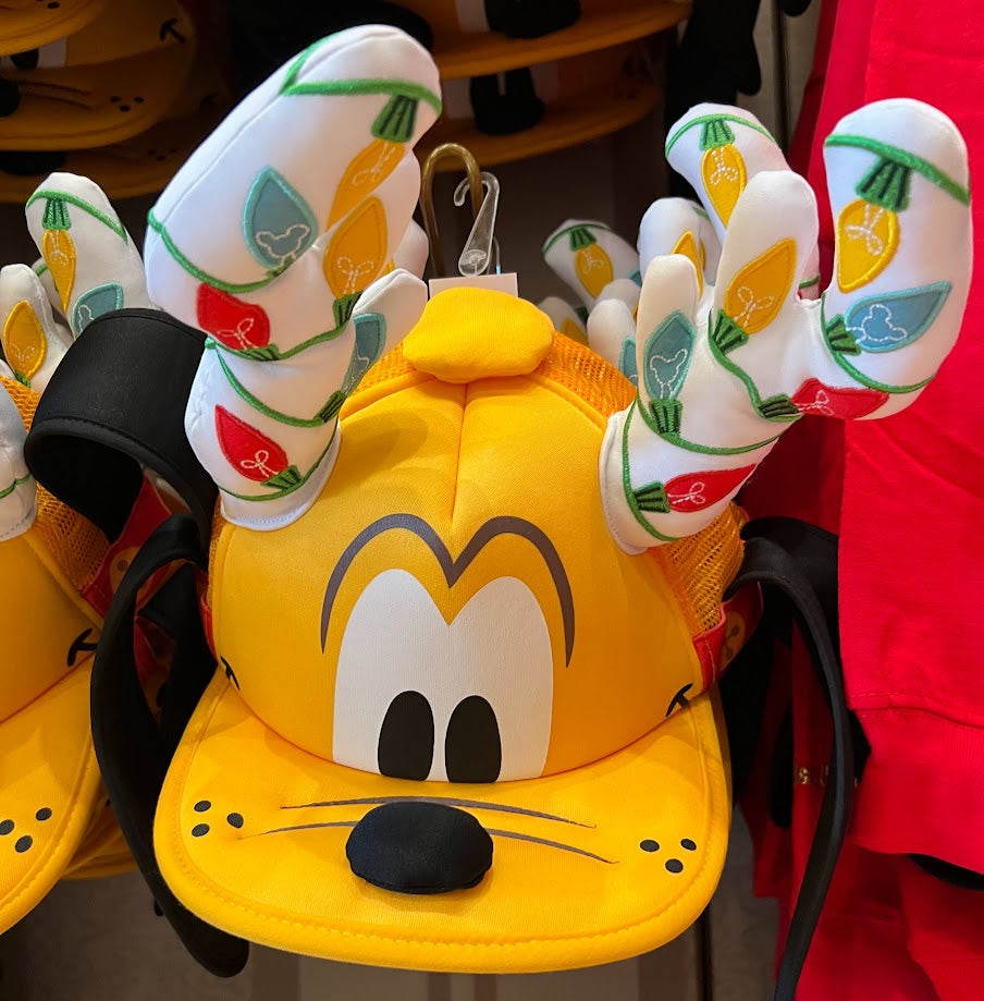 Pluto Reindeer Antlers Christmas Baseball Cap