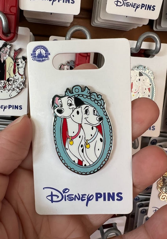 Pongo & Perdita 101 Dalmatians Disney Pin