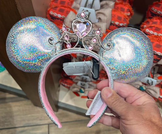 Princess Tiara Minnie Mouse Ears Headband