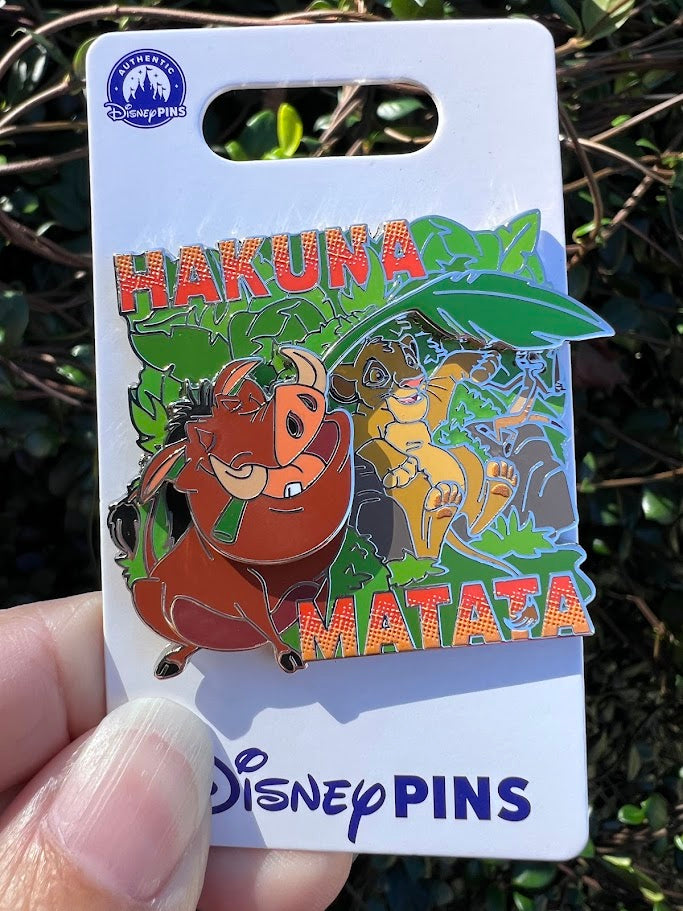 Pumbaa Simba & Timon Hakuna Matata Disney Pin