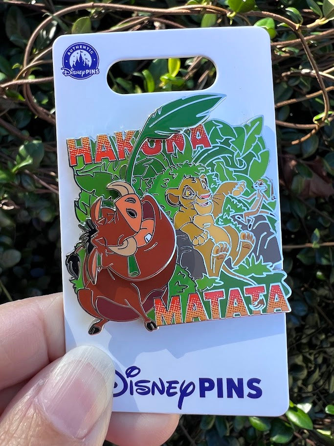 Pumbaa Simba & Timon Hakuna Matata Disney Pin