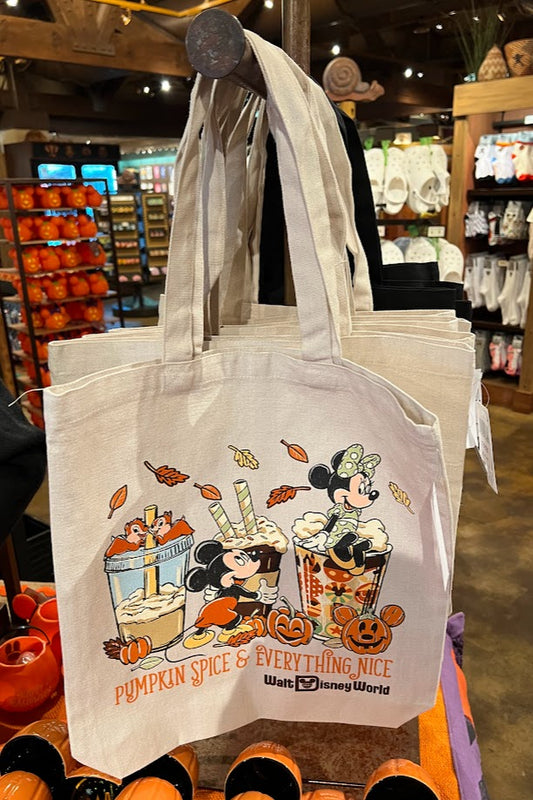 Pumpkin Spice & Everything Nice Walt Disney World Tote