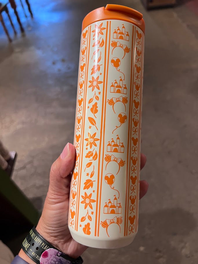 Pumpkin Spice Metal Starbucks Tumbler 16 oz.