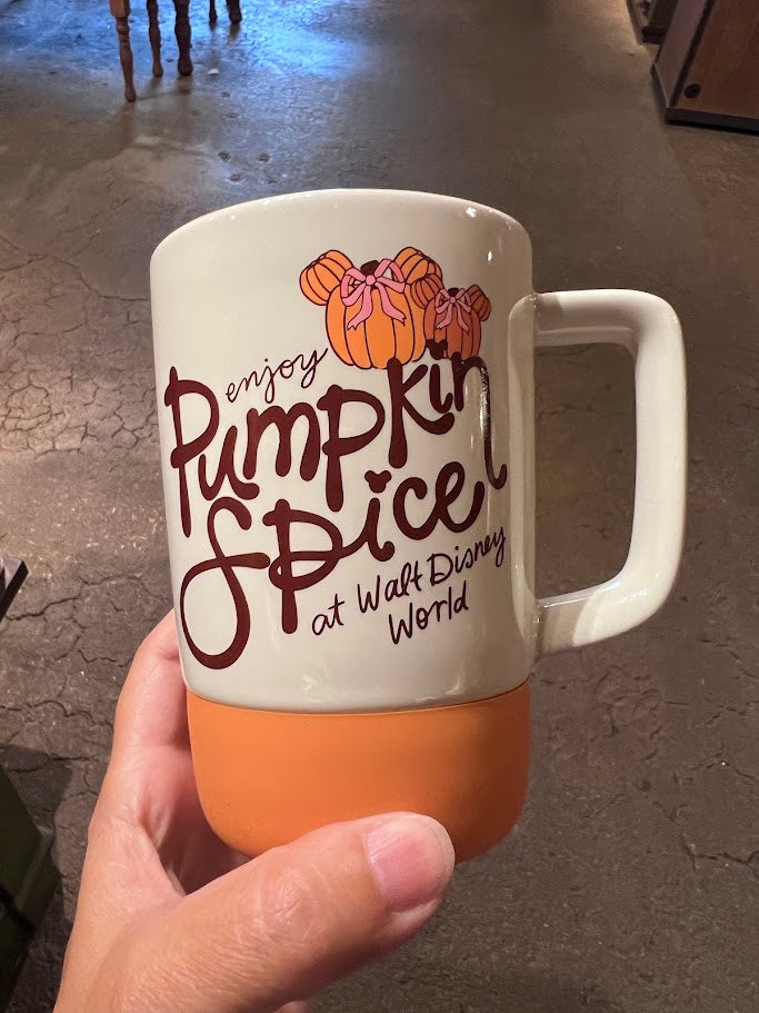 Enjoy Pumpkin Spice at Walt Disney World Starbucks Mug 14 oz