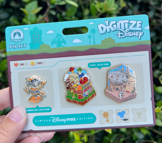 R3X Slinky Dog Dash & Smuggler's Run Digitize Disney Pin Set