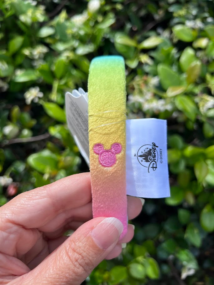 Mickey Icon Rainbow Customizable Headband
