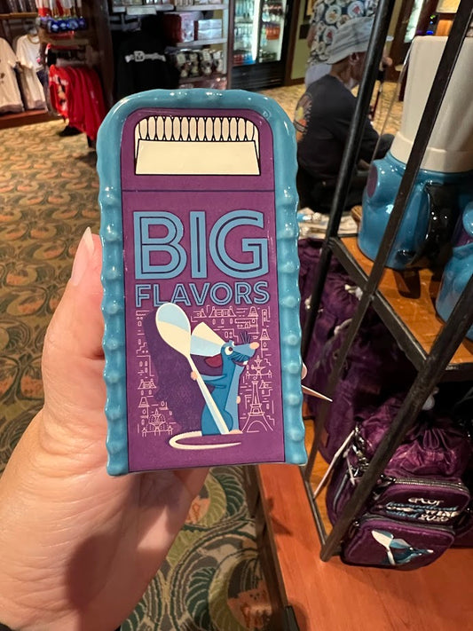 Remy 2025 Epcot Food & Wine Festival Trash Can Salt Pepper Shaker