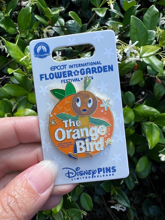 Retro Orange Bird 2026 Epcot Flower & Garden Festival Disney Pin