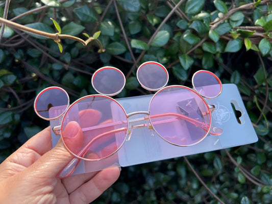 Disney Parks Rose Gold Mickey Mouse Icon Sunglasses