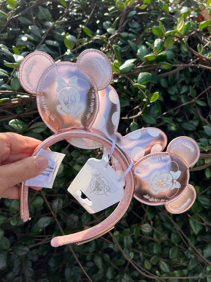 Rose Gold Minnie Balloons Minnie Mouse Ears Loungefly Headband