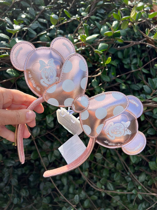 Rose Gold Minnie Balloons Minnie Mouse Ears Loungefly Headband