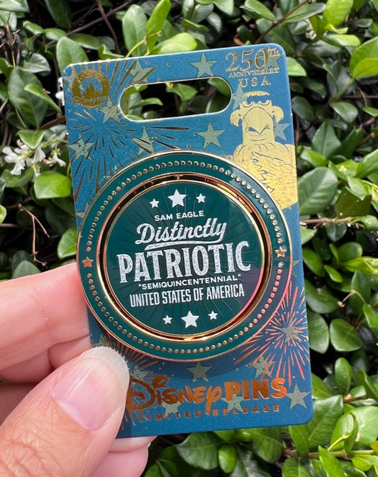 Sam the Eagle 250th Anniversary of America Limited Release Disney Pin