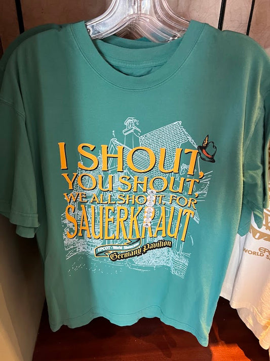 Sauerkraut Germany Epcot World Showcase Adult T-Shirt