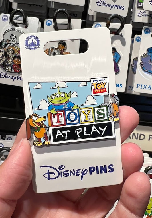 Slinky Dog & Alien Toys at Play Toy Story Disney Pin