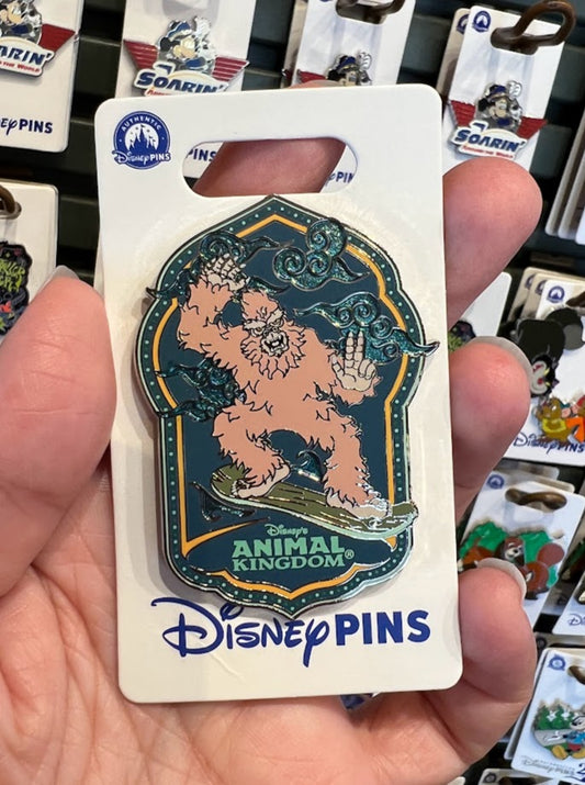 Snowboarding Yeti Animal Kingdom Disney Pin