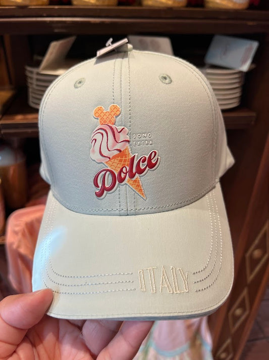Gelato Sono Extra Dolce Italy Pavilion Disney Baseball Cap