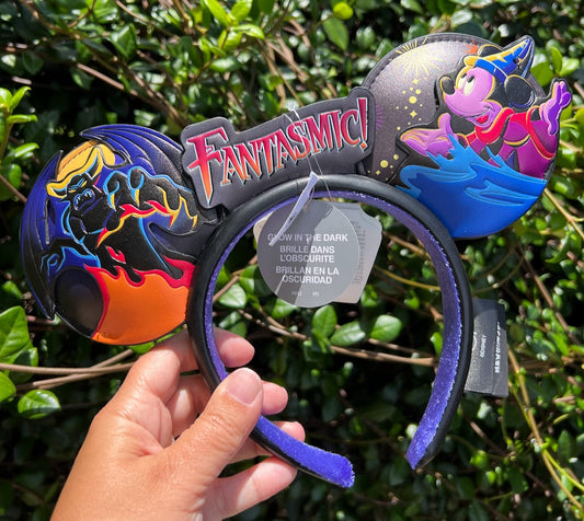 Sorcerer Mickey & Chernabog Fantasmic Minnie Mouse Ears Headband