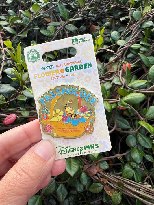 Spike the Bee 2026 Epcot Flower & Garden Festival Passholder Disney Pin