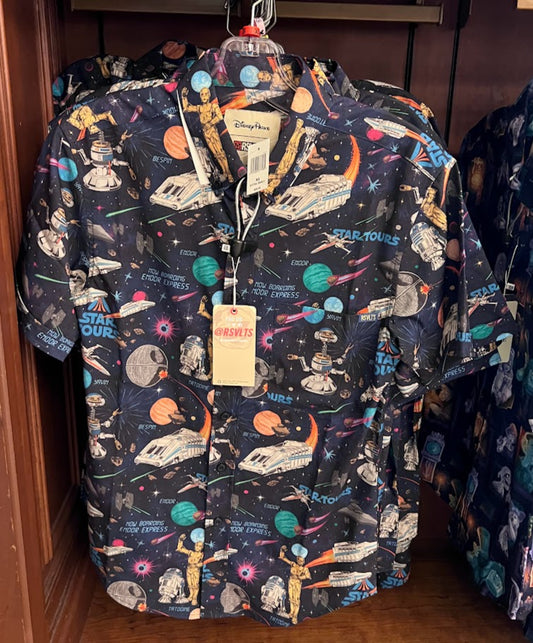 Star Wars Star Tours RSVLTS Disney Parks Button-Up Shirt