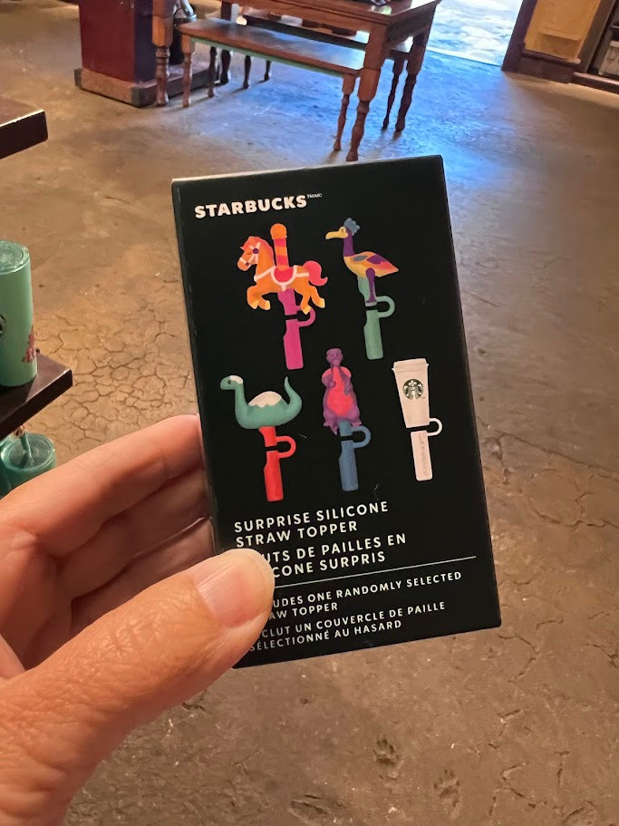 Starbucks Surprise Silicone Straw Topper Mystery Pack