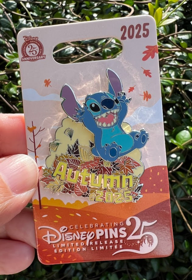 Stitch Autumn 2025 Limited Release Disney Pin