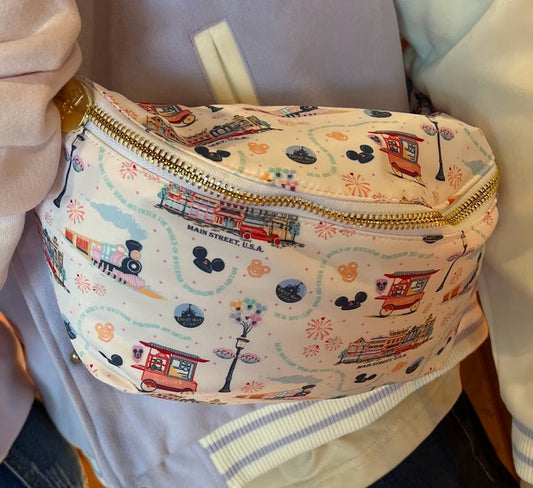 Walt Disney World Main Street USA Stoney Clover Lane Fanny Pack