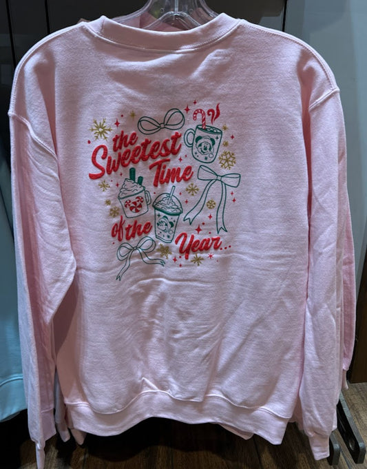 The Sweetest Time of the Year Walt Disney World Adult Christmas Sweatshirt