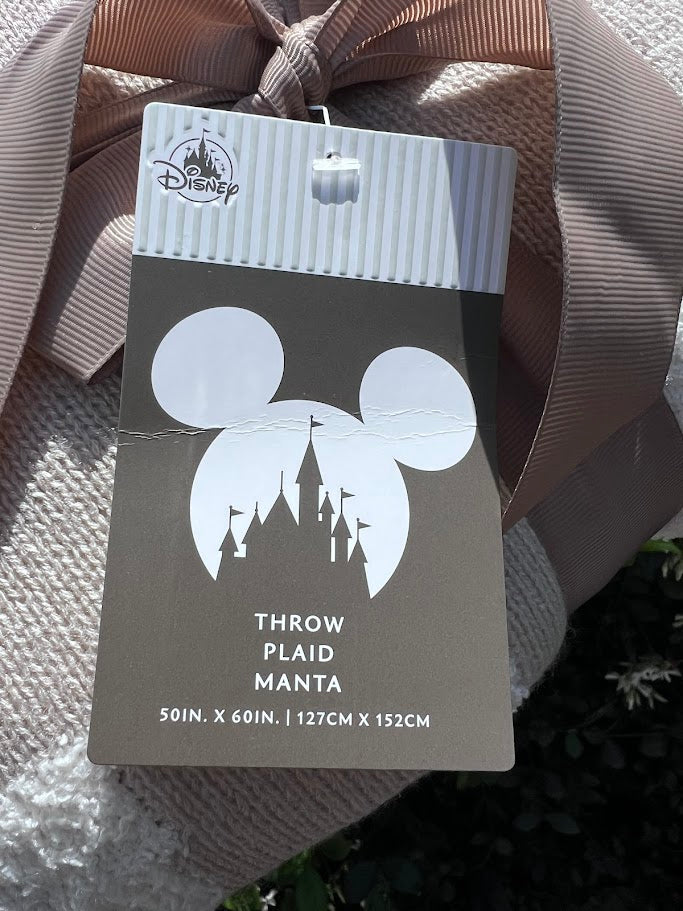 Tan Mickey Icons Disney Throw