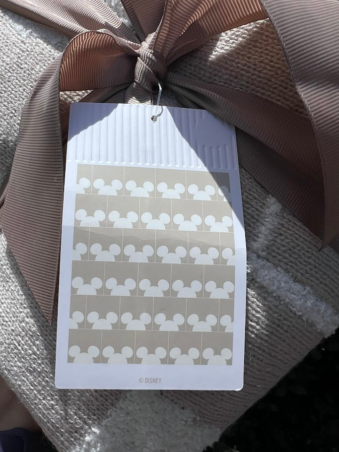 Tan Mickey Icons Disney Throw