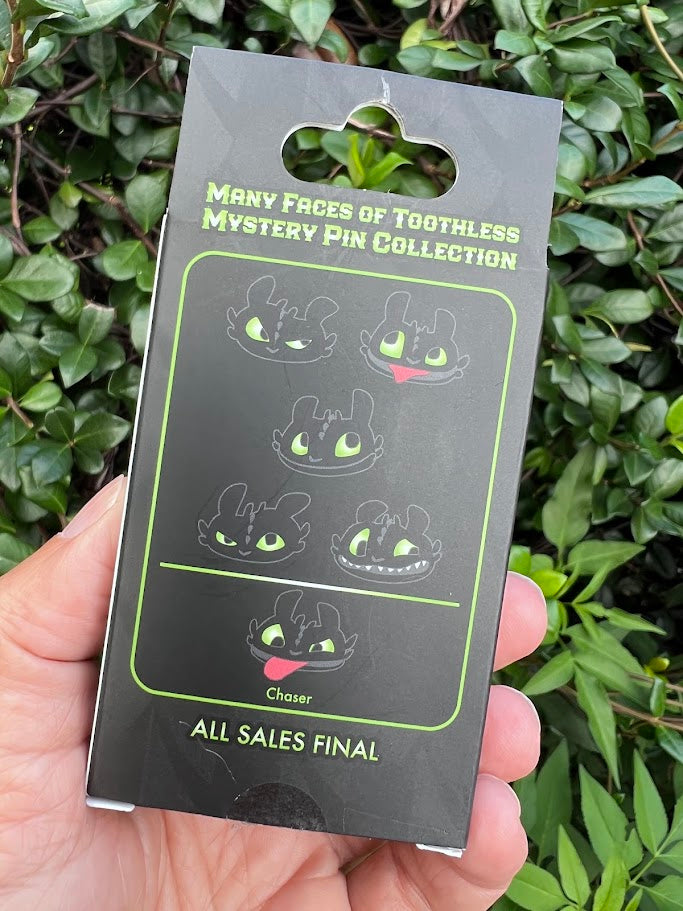 The Many Faces of Toothless Universal Studios Mystery Pin