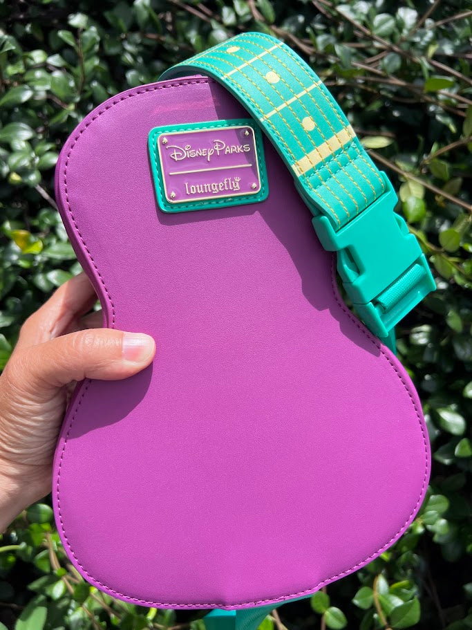 The Three Caballeros Mexico Pavilion Guitar Crossbody Loungefly Bag