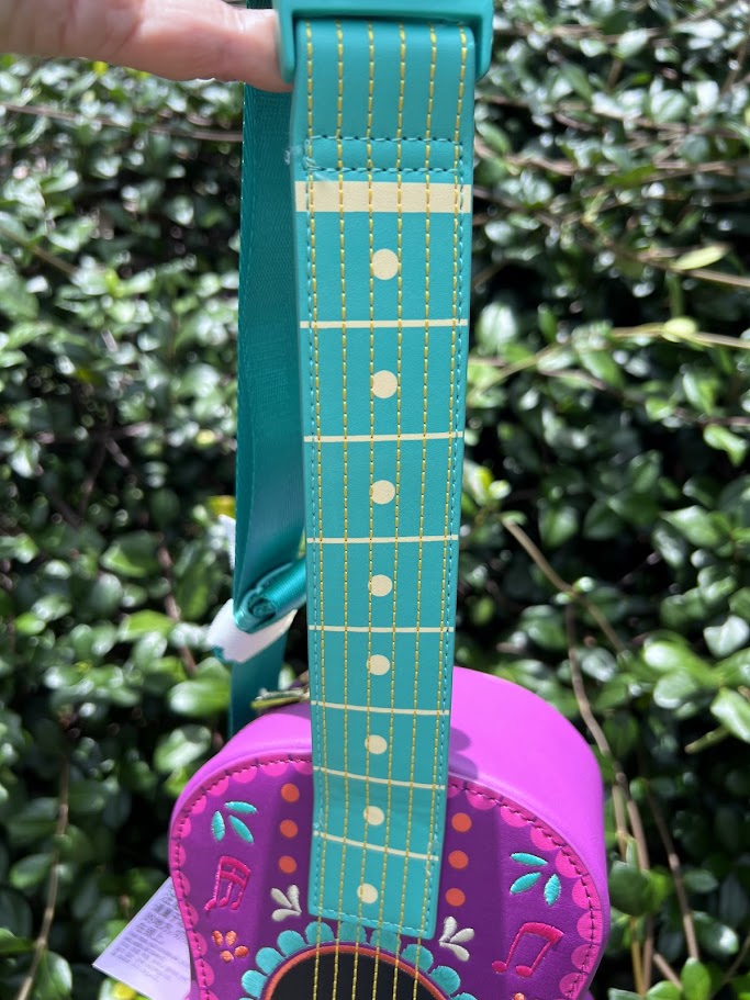 The Three Caballeros Mexico Pavilion Guitar Crossbody Loungefly Bag
