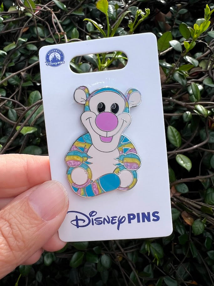 Tigger Pastel Big Feet Plush Disney Pin