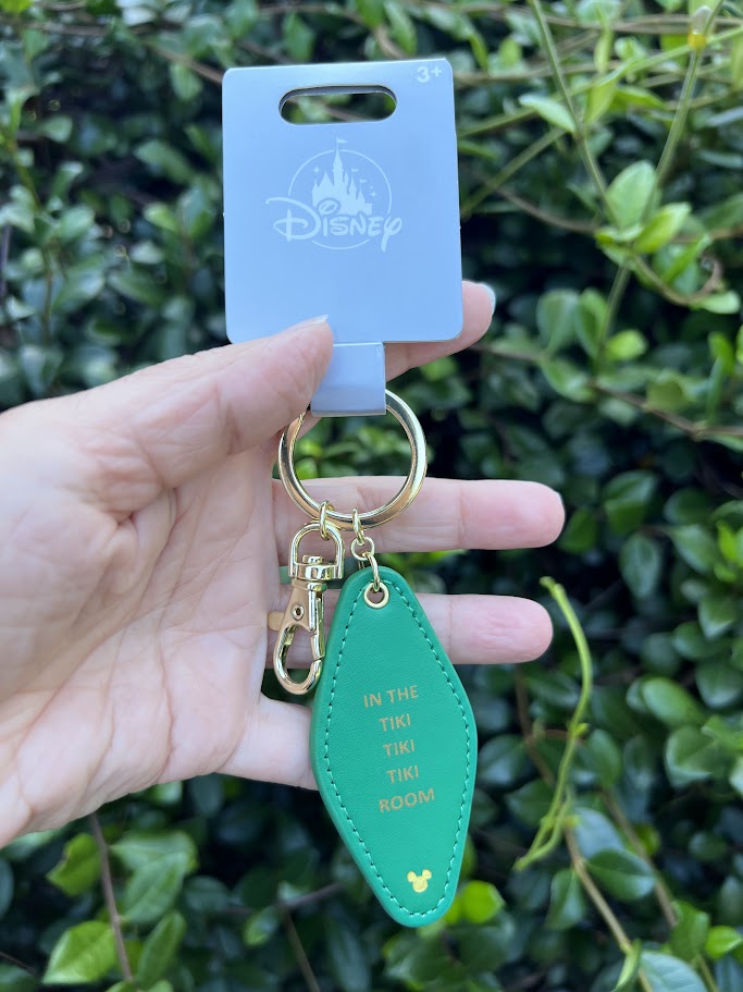 Enchanted Tiki Room WDW Logo Mania Keychain Bag Clip
