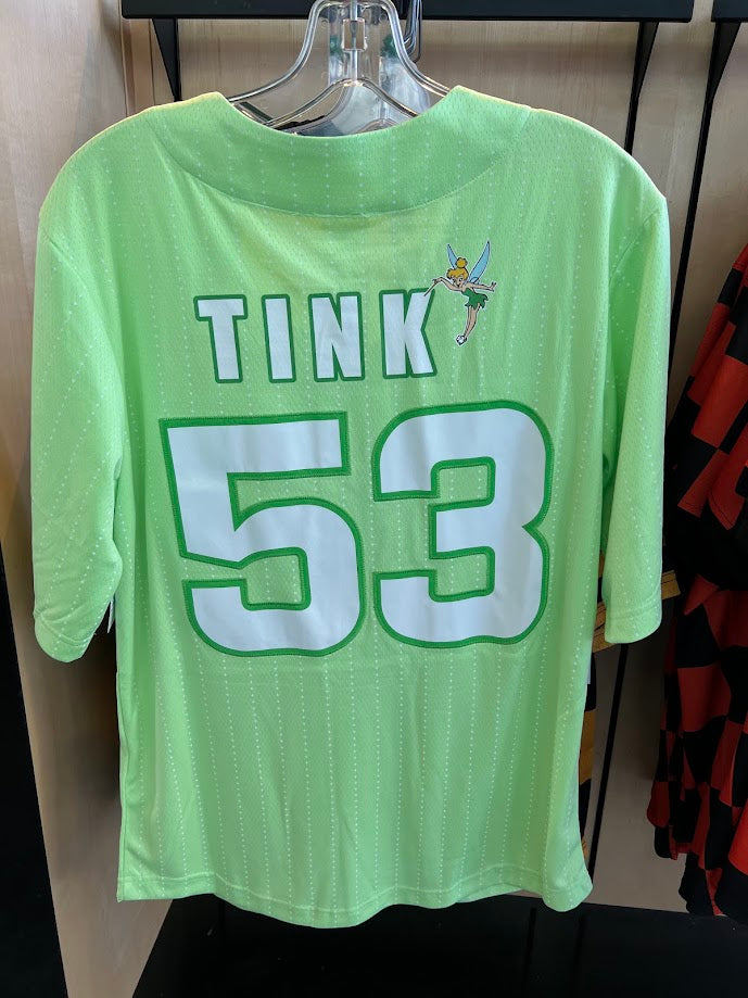 Tinker Bell Walt Disney World Baseball Jersey
